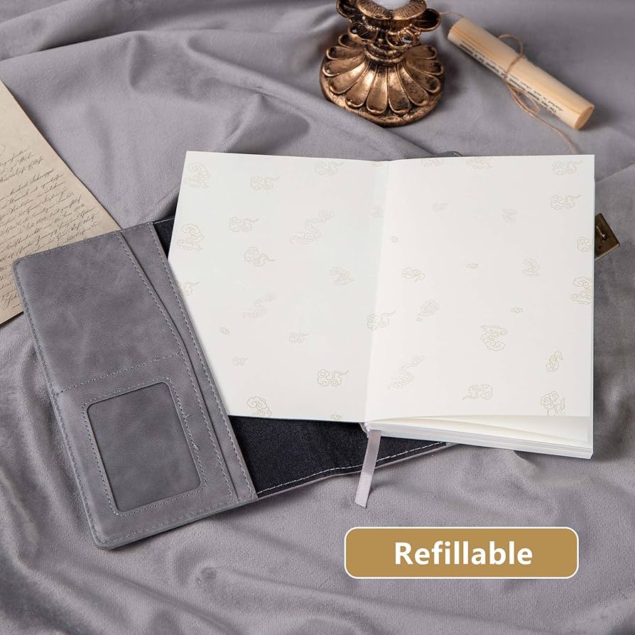 Amazon.com : Dragon Leather Journal Notebook, Diary with